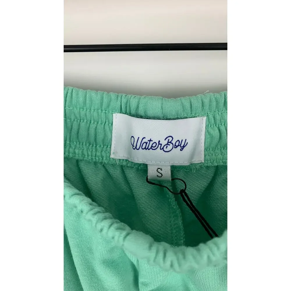 WaterBoy Women’s Classic Gym Short Pastel Green Size Small New High Waist